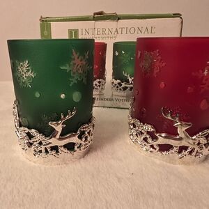 International Silversmiths Holiday Votive Holder